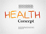 Healthy Lifestyle Concept Shapes slide 1