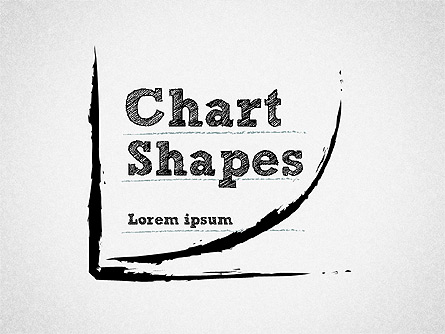 Chart Shapes Presentation Template, Master Slide