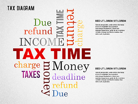 Tax Diagram Presentation Template, Master Slide