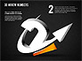 3D Arrow Numbers slide 11