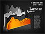 3D Diagrams and Charts Shapes slide 11