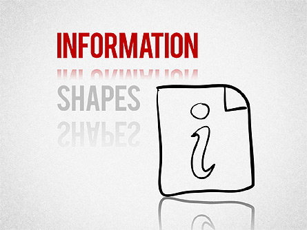 Colored Information Shapes Presentation Template, Master Slide