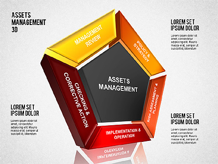 3D Asset Management Presentation Template, Master Slide