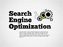 Search Engine Optimization Puzzle Diagram slide 1