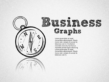 Sketch Style Business Shapes Presentation Template, Master Slide