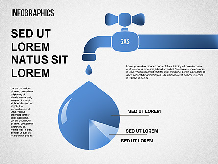 Oil and Gas Infographics Presentation Template, Master Slide
