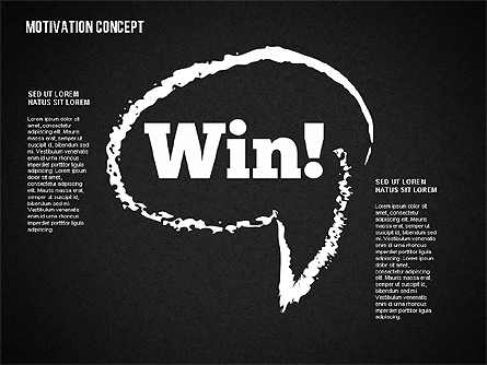 Motivation Concept Presentation Template, Master Slide