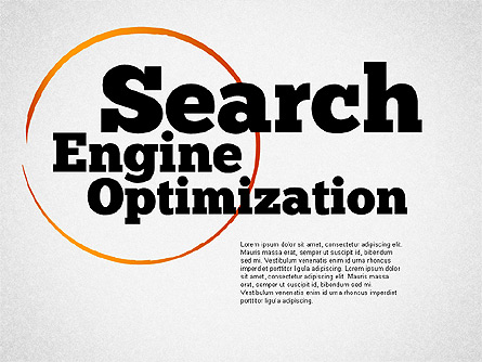 Search Engine Optimization Diagram Presentation Template, Master Slide