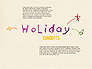 Holiday Concept Shapes slide 1