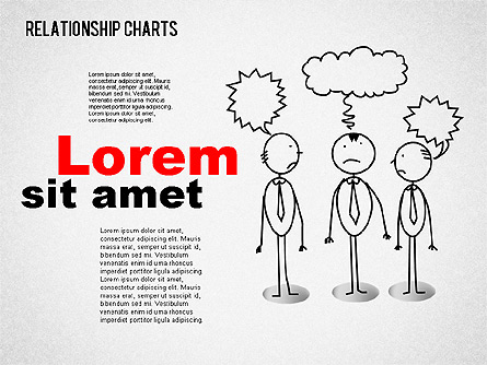 Business Relationships Diagram Presentation Template, Master Slide