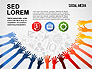 Social Media Shapes and Icons slide 5