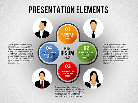 Presentation Elements Presentation Template, Master Slide