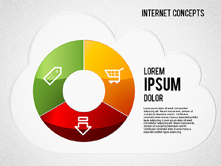 Internet Concepts Diagram Presentation Template, Master Slide