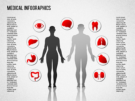 Medical Infographics Presentation Template, Master Slide