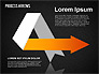 Origami Style Process Arrows slide 11