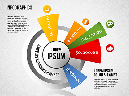 Infographics Set Presentation Template, Master Slide