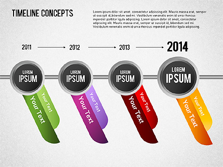 Timeline Concepts Presentation Template, Master Slide