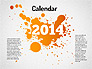 PowerPoint Calendar 2014 slide 1