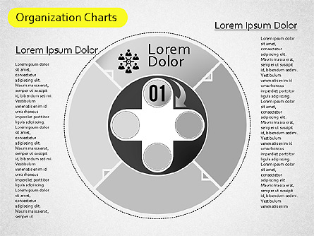 Org Charts Presentation Template, Master Slide