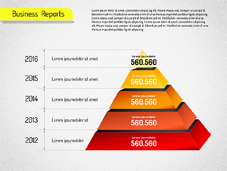 Business Reports Presentation Template, Master Slide