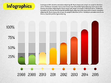 Infographics Report Presentation Template, Master Slide