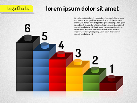 Lego Charts Presentation Template, Master Slide