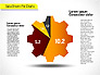Creative Pie Charts (data driven) slide 1