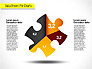 Creative Pie Charts (data driven) slide 2
