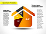 Creative Pie Charts (data driven) slide 4