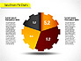 Creative Pie Charts (data driven) slide 6