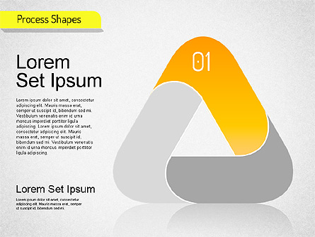 Mobius Stripe Stage Shapes Presentation Template, Master Slide