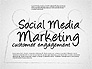 Social Media Marketing Shapes slide 1