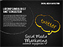 Social Media Marketing Shapes slide 11