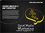 Social Media Marketing Shapes slide 13