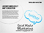 Social Media Marketing Shapes slide 3