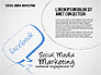 Social Media Marketing Shapes slide 4