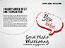 Social Media Marketing Shapes slide 5