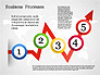 Process Arrow with Numbers slide 1