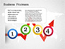Process Arrow with Numbers slide 6