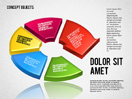 Creative Objects Presentation Template, Master Slide