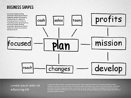 Business Plan Template Presentation Template, Master Slide