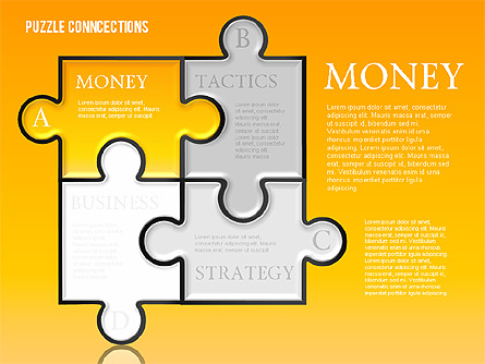 Puzzle Connections Presentation Template, Master Slide
