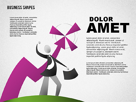 Make Profit Concept Illustrations Presentation Template, Master Slide