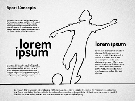 Sports Characters Presentation Template, Master Slide