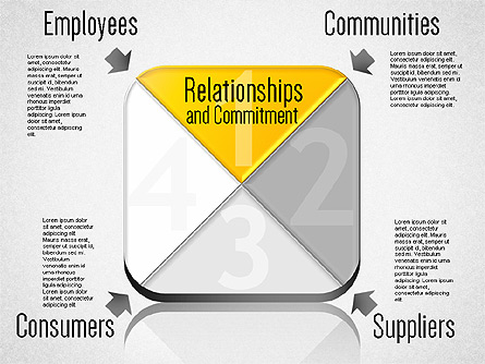 Business Ethics Diagram Presentation Template, Master Slide