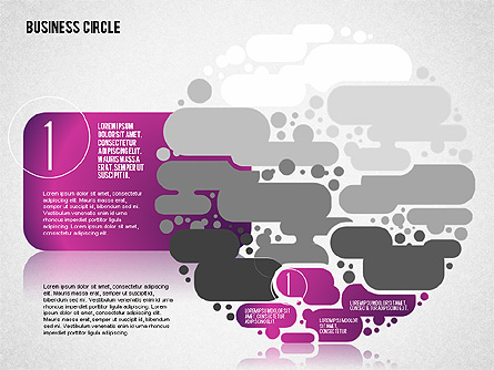 Business Cloud Stages Presentation Template, Master Slide