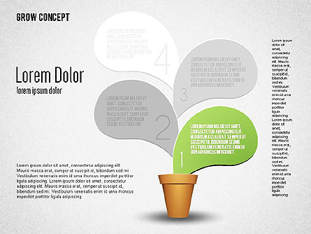 Grow Concept Presentation Template, Master Slide