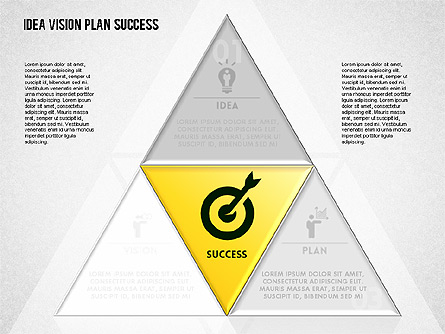 Success Planning Diagram Presentation Template, Master Slide
