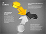 Colorful 3D Directions Shapes slide 13