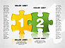 Puzzle Pieces with Numbers slide 7